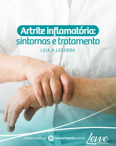 artrite inflamatoria levve ortopedia