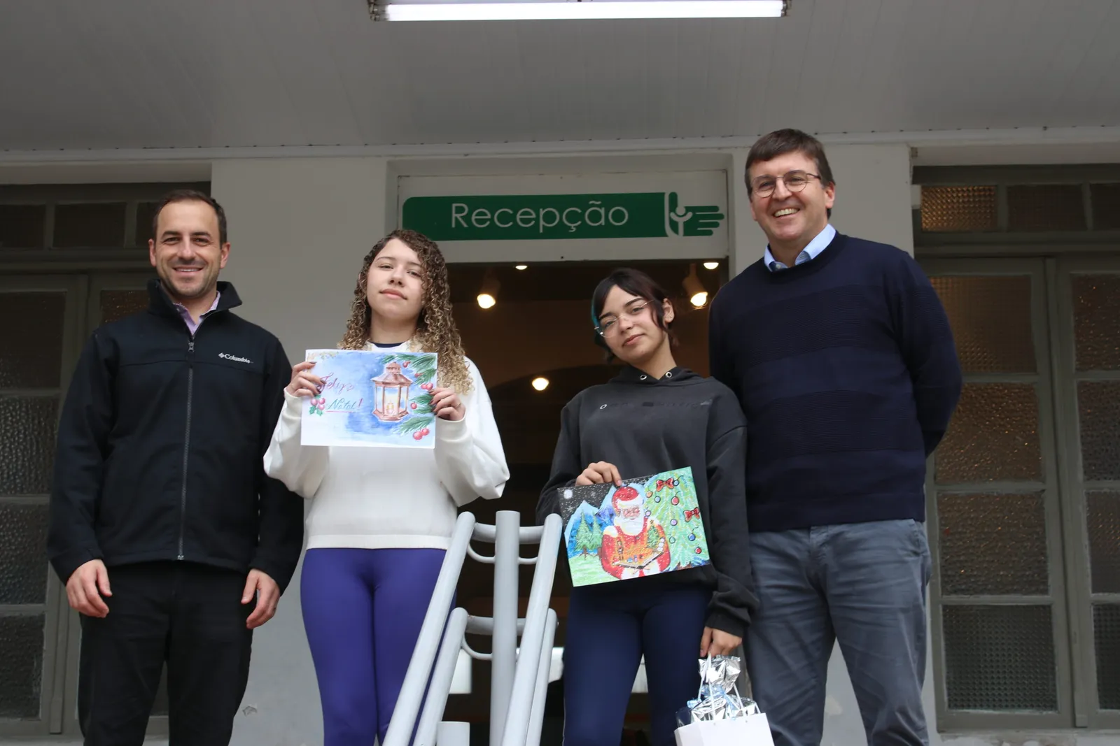 Premiação dos melhores desenhos de Natal do Bairro da Juventude com apoio da Levve