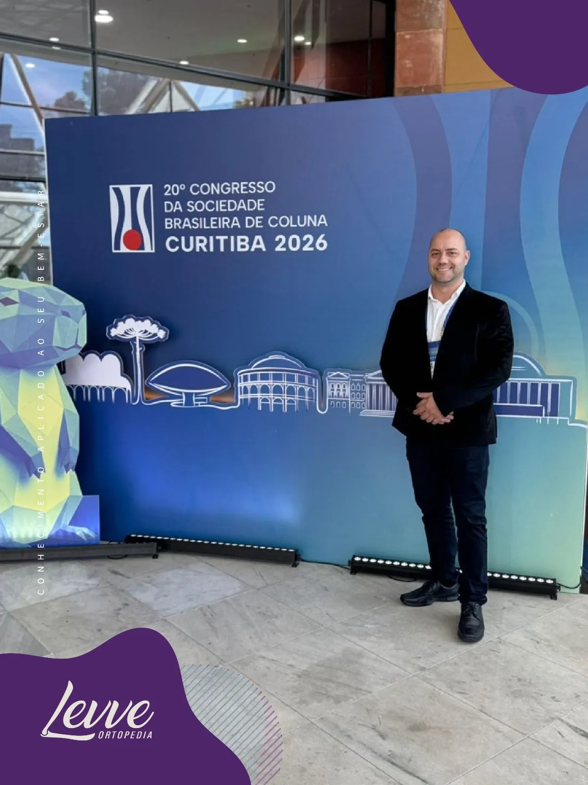 Conhecimento que vira qualidade de vida: Levve no Congresso Brasileiro de Cirurgia da Coluna
