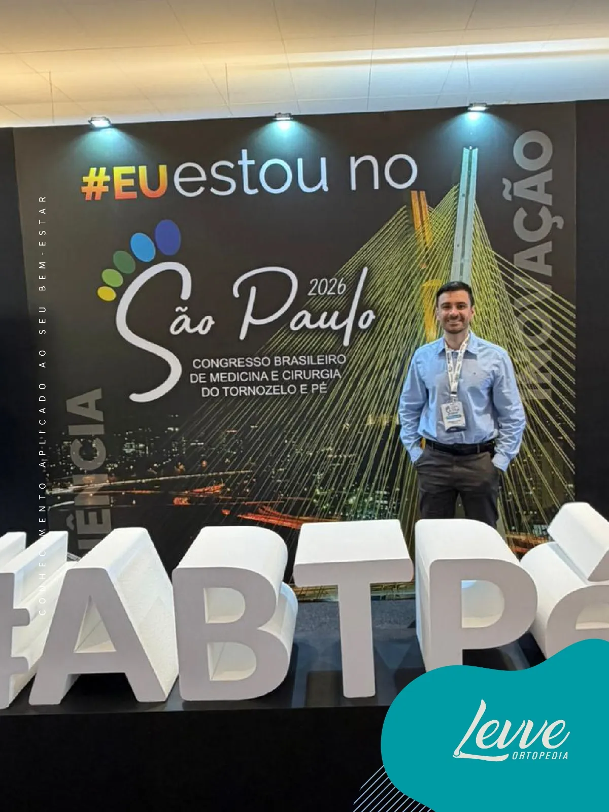 Levve no 22º Congresso Brasileiro da ABTPé, em São Paulo