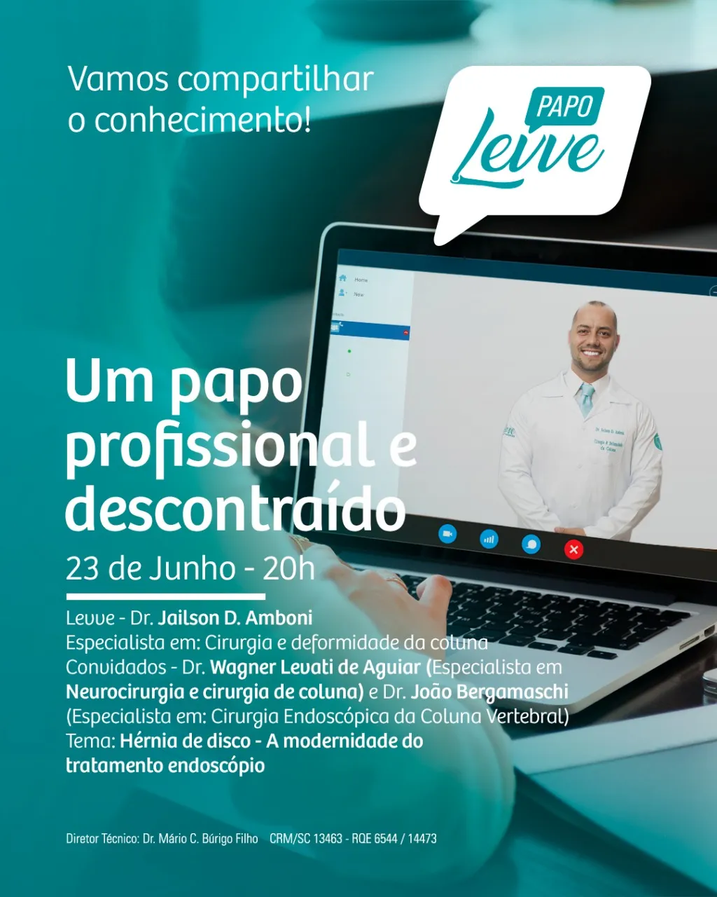 jailson amboni papo levve coluna hernia de disco ortopedia