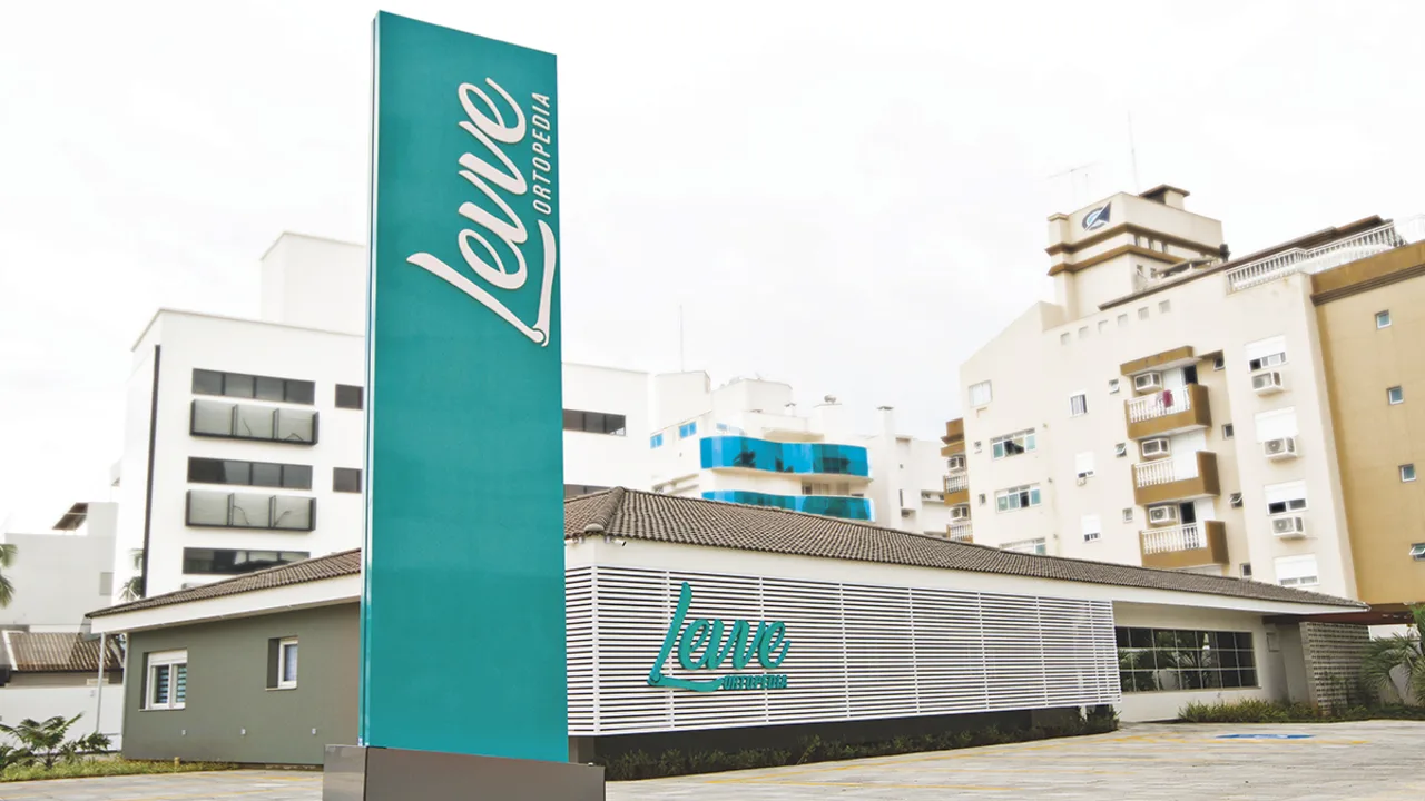 Fachada da unidade Levve Ortopedia em Criciúma
